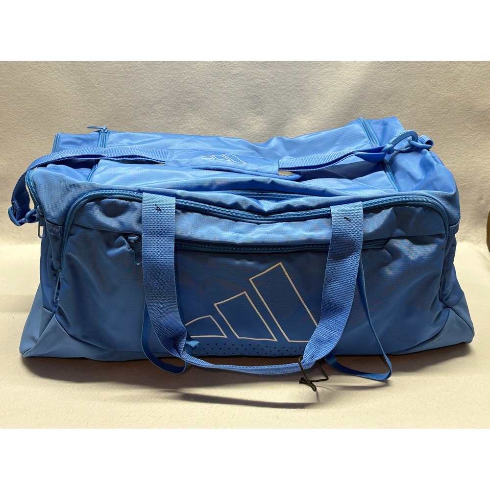 Adidas Blue Sport Duffel Bag Gym Travel Weekend Bag 984023-S